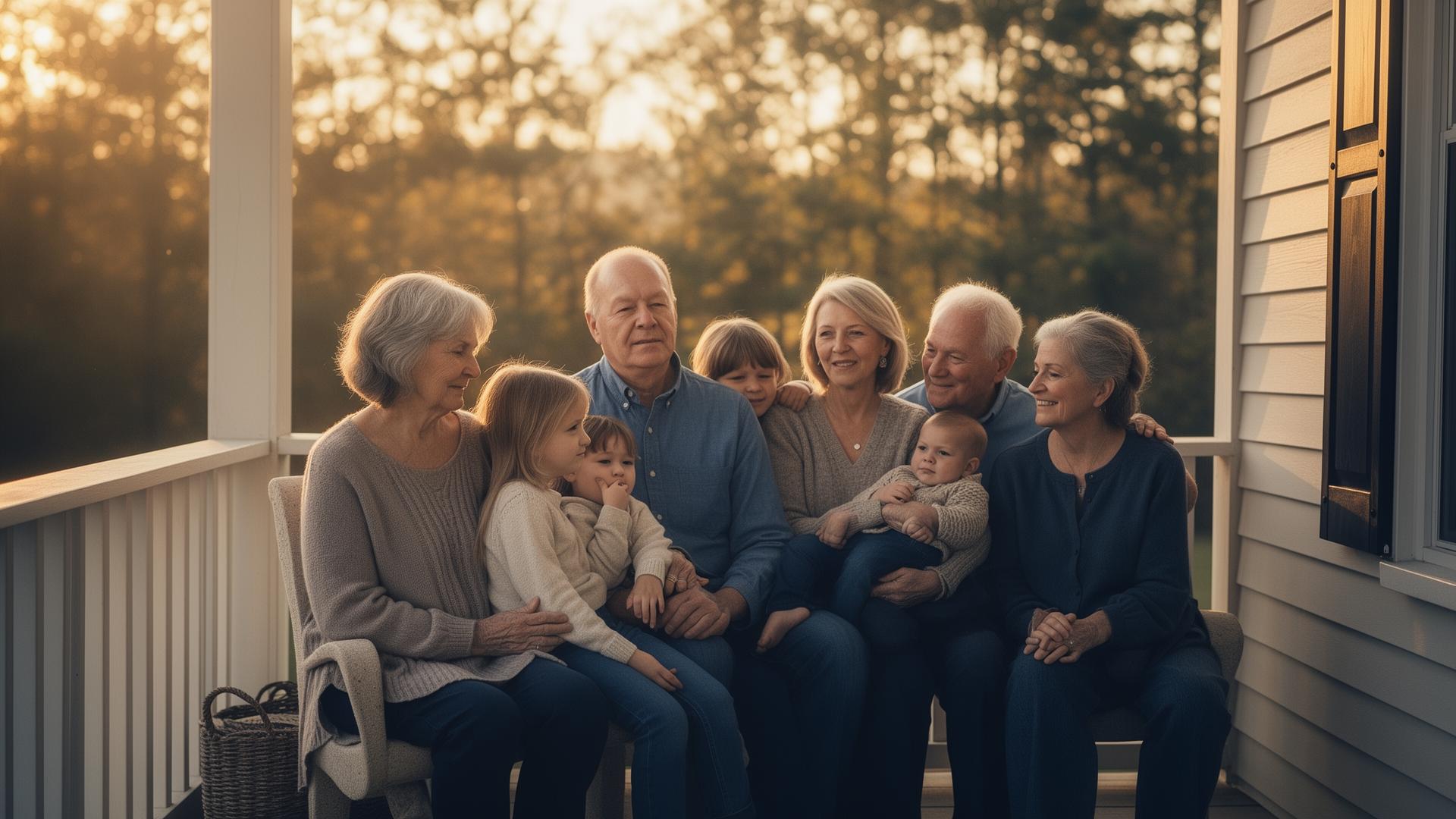 A family discussing insurance options with a trusted advisor